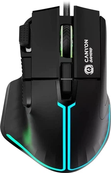 Миша Canyon Fortnax GM-636 RGB USB Black (CND-SGM636B)