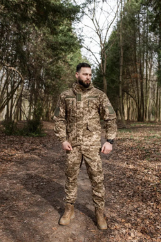 Тактический костюм Горка ЗСУ Піксель ХБ (резинка) 50 р.