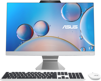 Комп'ютер персональний моноблок ASUS A3402WVAK-WA0030 23.8' FHD AG, Intel 3-100U, 16GB, F512GB, UMA, WiFi, кл+м, 3р, без ОС, білий (90PT03T1-M000Y0)