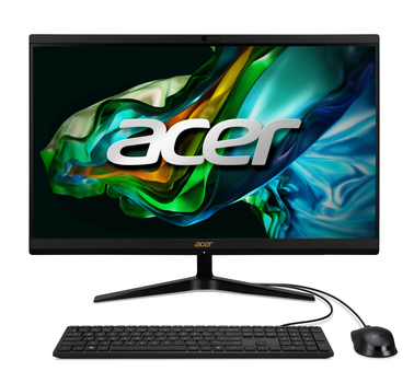 Комп'ютер персональний моноблок Acer Aspire C24-1800 23.8' FHD, Intel i3-1305U, 16GB, F512GB, UMA, WiFi, кл+м, без ОС, чорний (DQ.BLFME.00L)