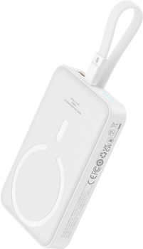 Powerbank Baseus Magnetic Mini MagSafe Lightning 10000 mAh 20 W White (P10022109223)