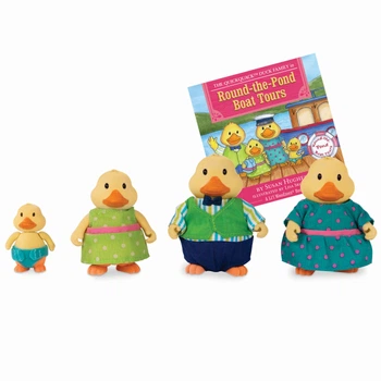 Набір фігурок Li’l Woodzeez «Качки» з книжкою для дітей, 4 персонажі (6259)