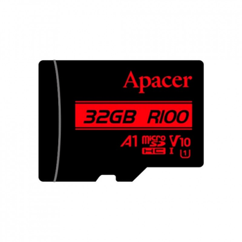 Карта памяти Apacer 32GB microSD class 10 UHS-I V10 A1 (AP32GMCSH10UB-RA) (239847)