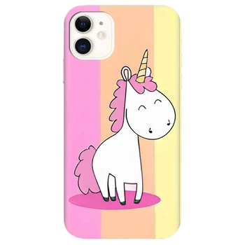 Матовый чехол на iPhone 11 :: Единорог (принт 104)