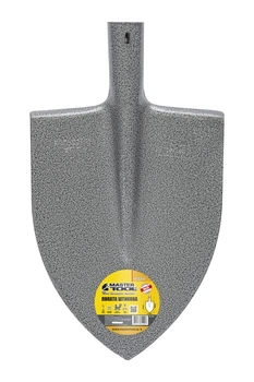 Лопата штыковая MASTERTOOL 220 x 300 x 390 мм, рейковая сталь, молотковое покрытие