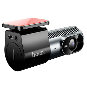 Автомобільний відеореєстратор Hoco DV13 |720P, 25fps, WI-FI| Сірий