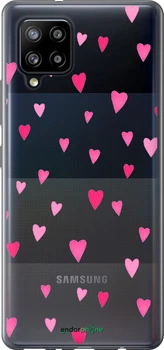 Чехол на Samsung Galaxy A42 A426B Сердечки 2 "4763t-2098-70447"