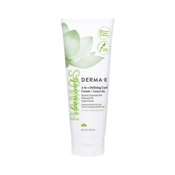 Крем для надання форми кучерям 2 в 1 - Derma E 2-In-1 Defining Curl Cream + Leave-In