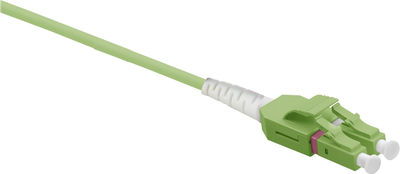 Patchcord światłowodowy Helos Uniboot LC/LC Duplex Zielony 10 m (4005938337330)