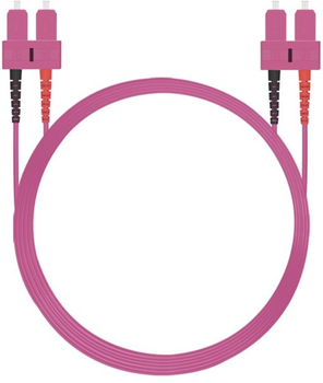 Patchcord światłowodowy Helos LWL Patchkabel wtyczka SC Duplex na wtyczkę SC Duplex Wielokolorowy 20 m (4005938158294)