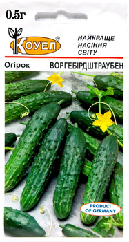 Огірок Воргебірдштраубен F1 Німеччина 0,5 г (20 шт)