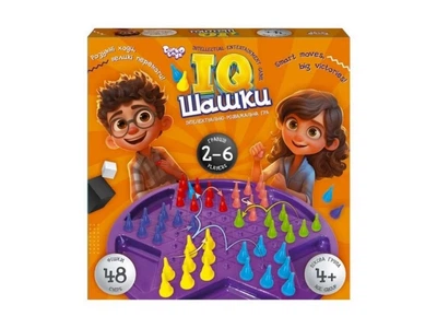 Настільна гра Danko Toys IQ Шашки логічна розвиваюча (IQCh-01