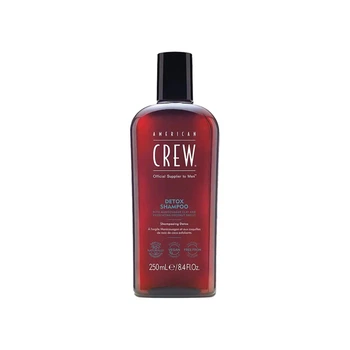 Очищувальний шампунь для волосся American Crew Detox Shampoo 250 мл, для глибокого очищення від залишків стайлінгу та надлишків себуму