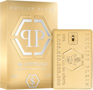 Woda perfumowana męska Philipp Plein No Limits Gold 90 ml (7640365140855)