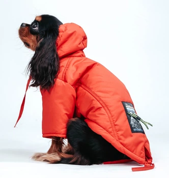 Парка для собак Dogs Bomba Denim корал KP-18 6 р.