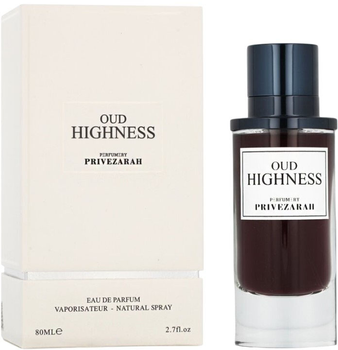 Woda perfumowana damska Prive Zarah Oud Highness 80 ml (3354224271102)