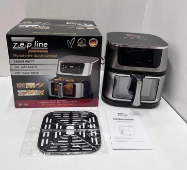 Аерофритюрниця Zepline ZP-127 на 12л 4000w без зайвих калорій і холестерину