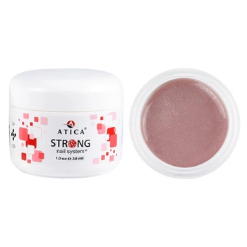 Гель моделирующий Atica Strong Gel Pink Tint розовый тинт с шиммером 30 мл