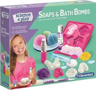 Наукова гра Clementoni Science & Play - Soap and Bath Bomb (8005125612925)