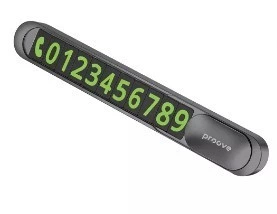 Паркувальна Карта Proove Parking Number Plate (Black)