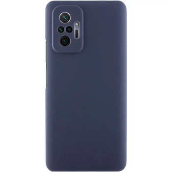 Чохол Silicone Cover Lakshmi Full Camera (AAA) для Xiaomi Redmi Note 10 Pro / 10 Pro Max Темно-синій / Midnight blue