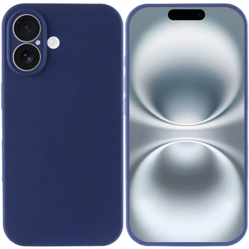 Силіконовий чохол із захистом камери Full Camera Protective для Apple iPhone 17 Deep Navy