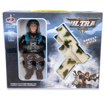 Набор Солдат и пистолет Huada Toys 198