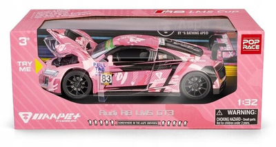 Metalowy model RMZ Hobby samochód sportowy Audi R8 2015 1:32 Różowy (5905422081130)