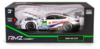 Metalowy model RMZ Hobby samochód sportowy BMW M8 1:32 Biały (5905422081208)