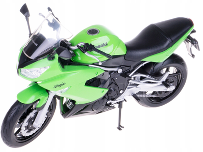 Металева модель Welly Мотоцикл Kawasaki 1:10 Зелений (4891761628031)