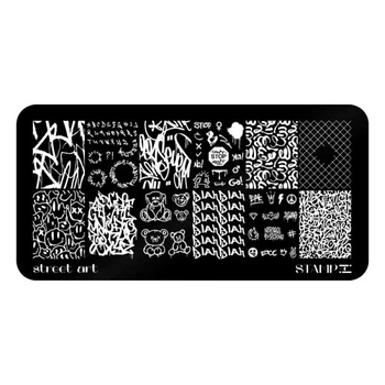 Пластина для стемпинга Adore Professional Stamp It! Plate Street Art Графити принт