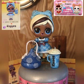 Ігровий набір Lol Surprise! Loves Mini Sweets Cookies n creme cutie O-Matic Series 2 з 8 сюрпризами лялька