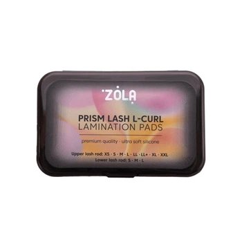 Валики силіконові для ламінування вій ZOLA Prism Lash L-Curl lamination Pads для верхніх XS. SML LL. LL. XL. XXL і нижчий