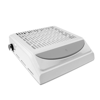 Витяжка для манікюру Nail Dust Collector BQ 858-10 з фільтром НЕРА 100 Вт 24.5х22.5х8.5 см з USB-портом колір білий