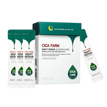 Ночная маска для лица Farmstay Cica Farm Night Repair Sleeping Mask восстанавливающая 4мл