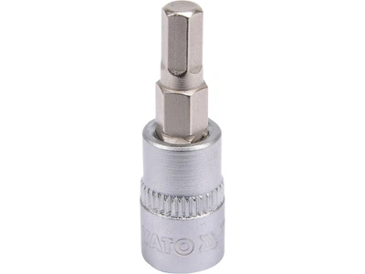 Головка торцевая квадрат 1/4». HEX M5, L= 37 мм YATO (YT-04372)