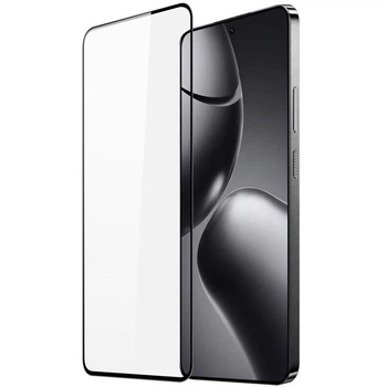 Защитное стекло LUX для Xiaomi 14T Pro полная проклейка черный
