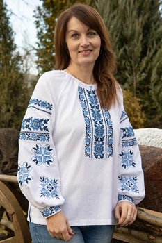 Жіноча вишиванка V&V Тереза XXXL Білий (301037193-001)