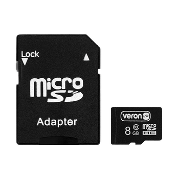 Карта памяти 8GB Veron microSDHC class 10 with adapter
