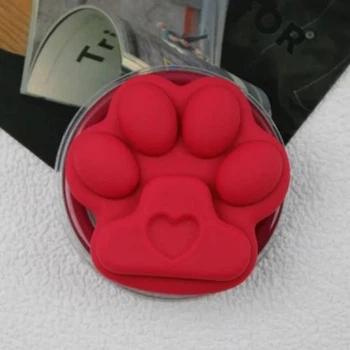 Держатель PopSocket magsafe « Cat paw » — Red