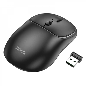 Беспроводная компьютерная мышь Hoco GM25 2.4G + Bluetooth, черная
