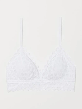 Бюстгальтер H&M XS белый 1501859737