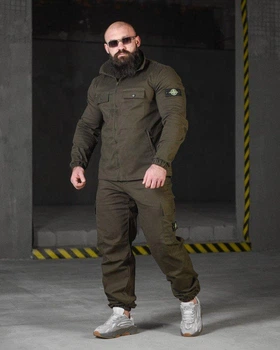 Мужской костюм Stone Island M хаки (88207)