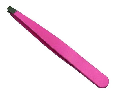 Пинцет для бровей Beauty LUXURY P-35 скошенный розовый (4820125922577)
