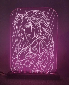 3D світильник-нічник Zayaka Аркейн Ліга Легенд Arcane Серіал League of Legends RGB 15 кольорів 2905