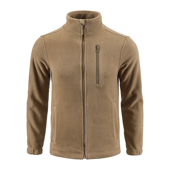 Тактическая кофта Lesko A162 Sand Khaki S теплая флисовая мужская женская