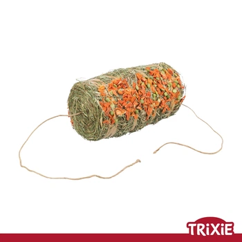 Тюк сіна-маятник Trixie 60797 для підвішування з горохом та морквою, 250гр (TX-60797) 4011905607979