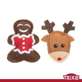 Рождественский набор: Trixie 92548 лось/фигурка пряника (фетр), 8см(2шт/уп) (TX-92548) 4011905925486