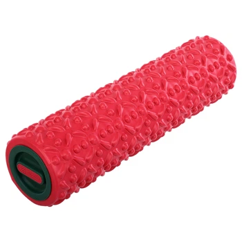 Роллер массажный цилиндр Bloom Grid Flower Foam Roller LB7022 45 см Красный (6864f55cea5c5444a879d0a4)