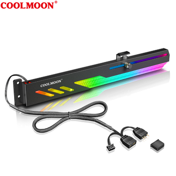 Опора відеокарти Coolmoon GT8 ARGB Black